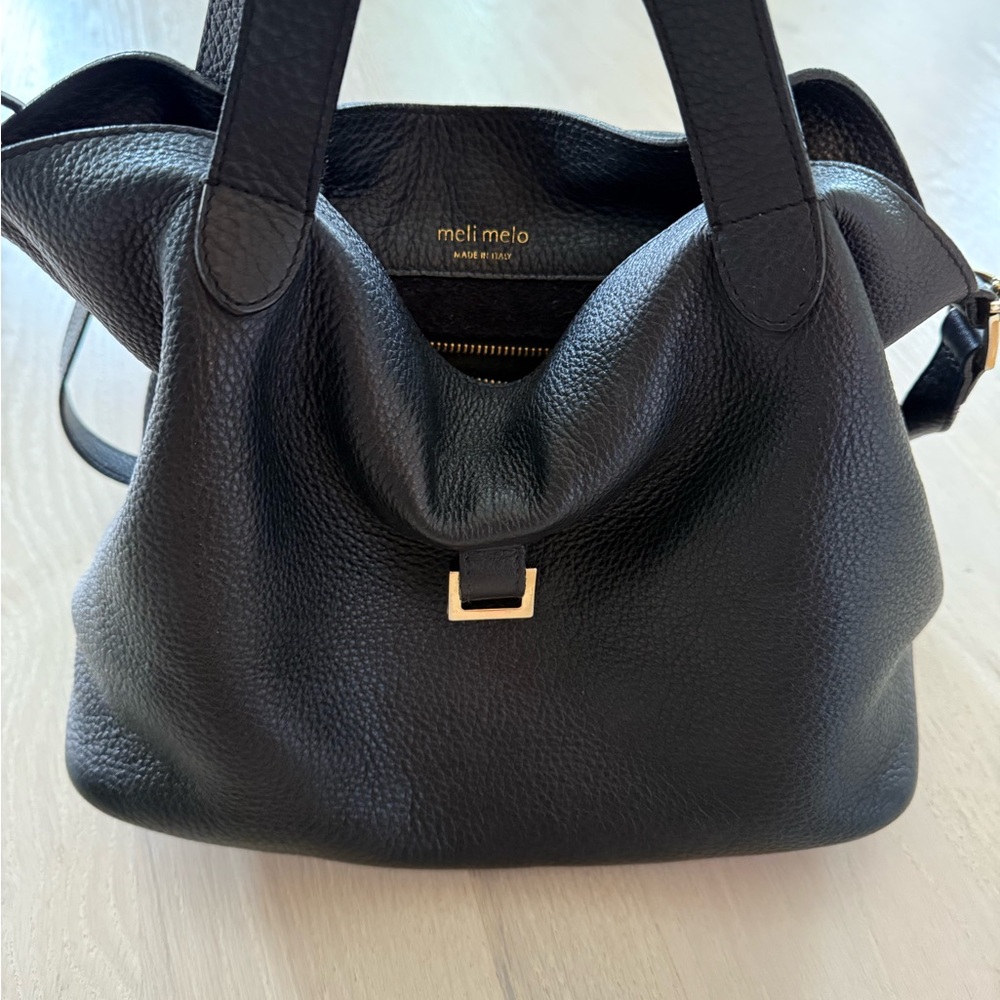 Meli Melo Black Leather Women's Bag